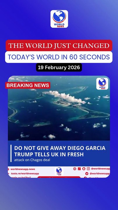 Do not give away Diego Garcia, Trump tells UK in fresh attack on Chagos deal