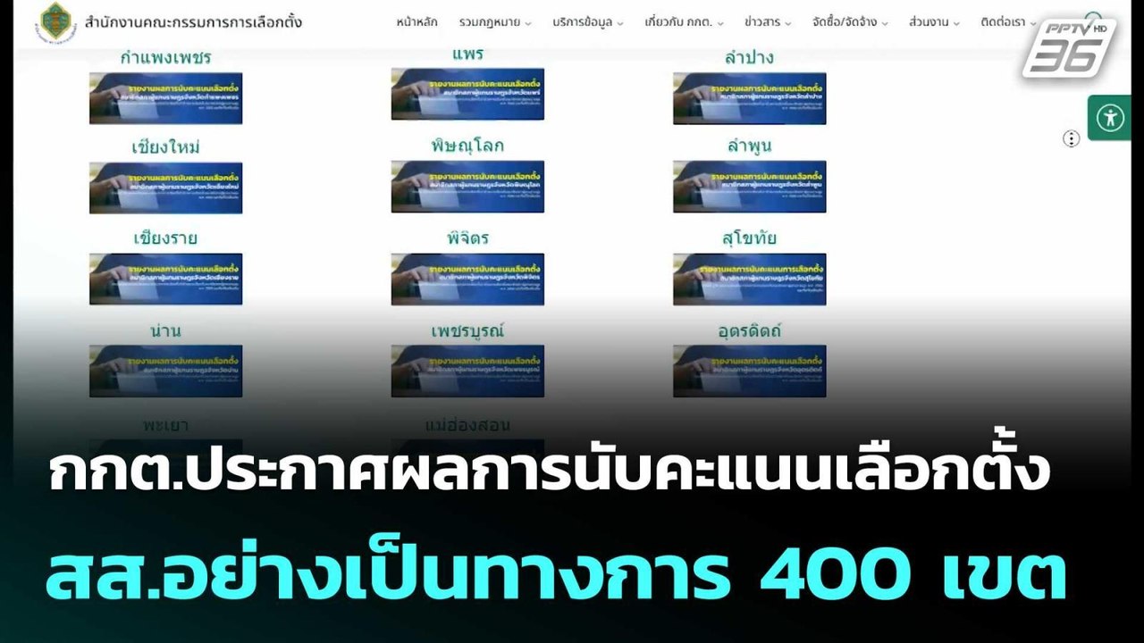 กกต.ประกาศผลการนับคะแนนเลือกตั้ง สส.อย่างเป็นทางการ 400 เขต | โชว์ข่าวเช้านี้ |19 ก.พ. 69