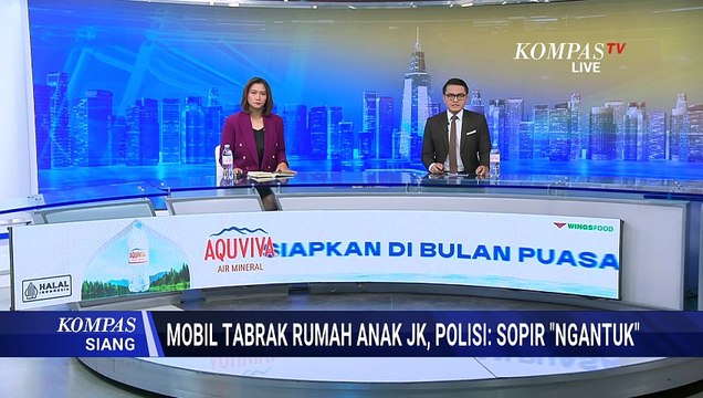 Polisi Ungkap Penyebab Mobil Tabrak Pagar Rumah Anak JK | KOMPAS SIANG