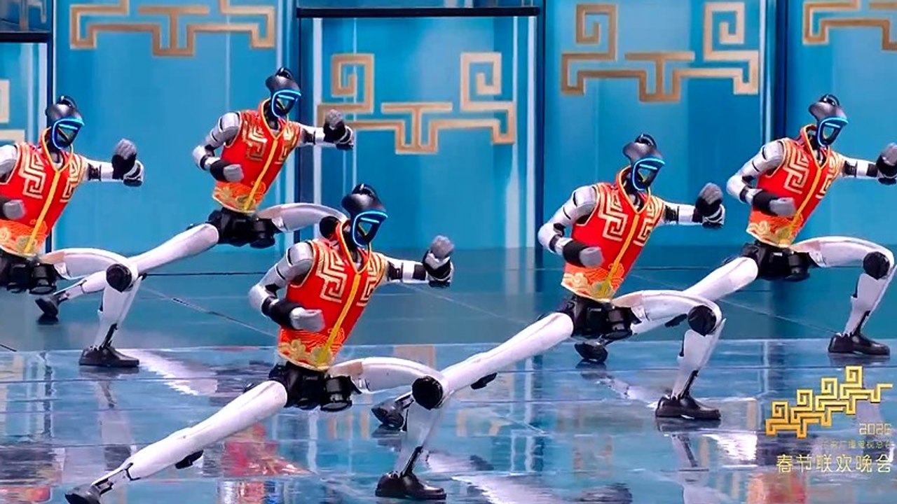 “秧BOT”进化成“武BOT”了！“赛博武术”登上春晚 一招一式尽显江湖侠气！「2026央视春晚」─影片 Dailymotion