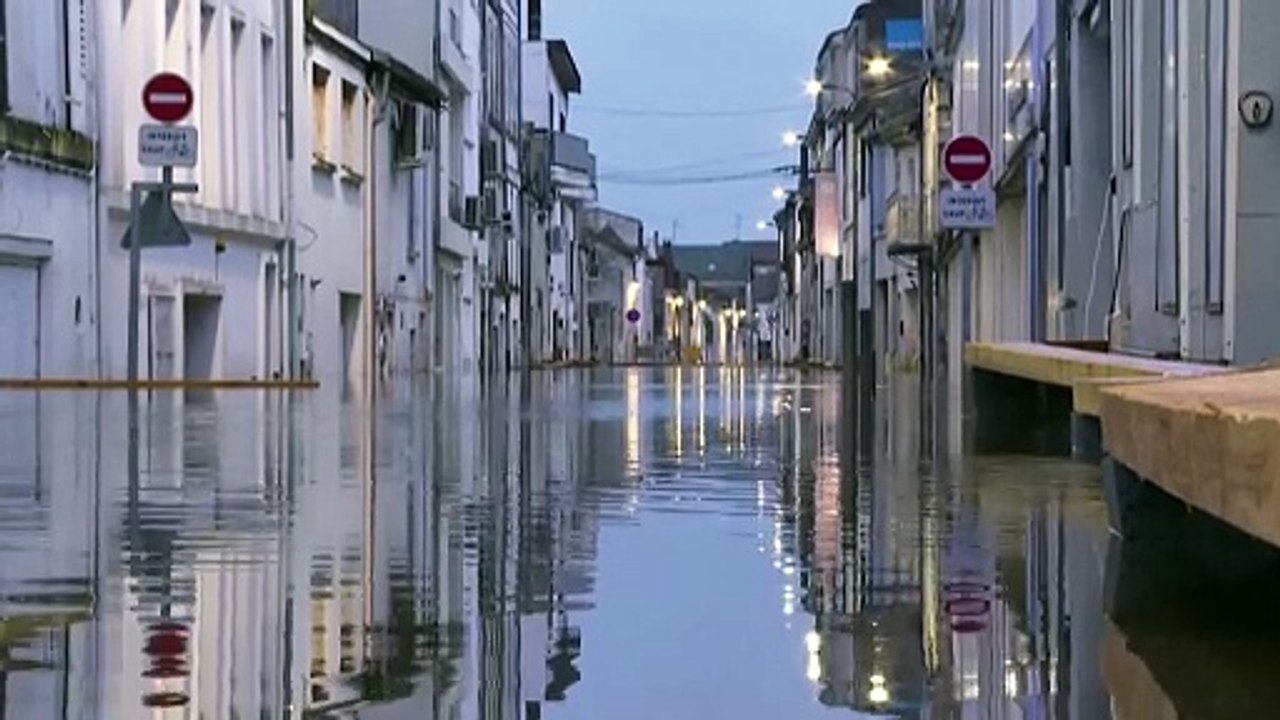 Record rainfall batters western France, flooding triggers red alerts
