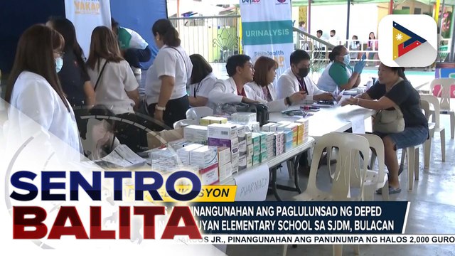 Iba’t ibang serbisyong medikal, handog sa mga guro at mag-aaral ng Minuyan Elementary School sa CSJDM, Bulacan sa ilalim ng DepEd YAKAP Caravan | ulat ni Denisse Osorio