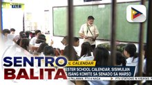 Panukala na Trimester School Calendar, sisimulan nang talakayin ng isang komite sa Senado sa Marso | ulat ni Louisa Erispe