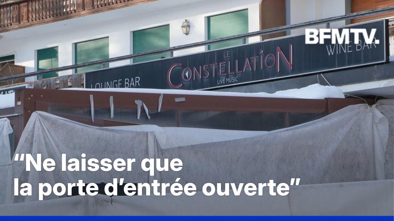 Crans-Montana: un videur du Constellation met en cause Jessica Moretti lors de son audition sur le nombre de portes ouvertes le soir du Nouvel An