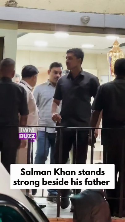 Late-night hospital visit: Salman Khan by his father Salim Khan’s side