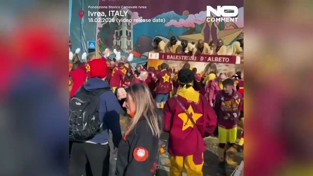 Karneval von Ivrea 2026: Italiens legendäre Orangenschlacht lockt Tausende an