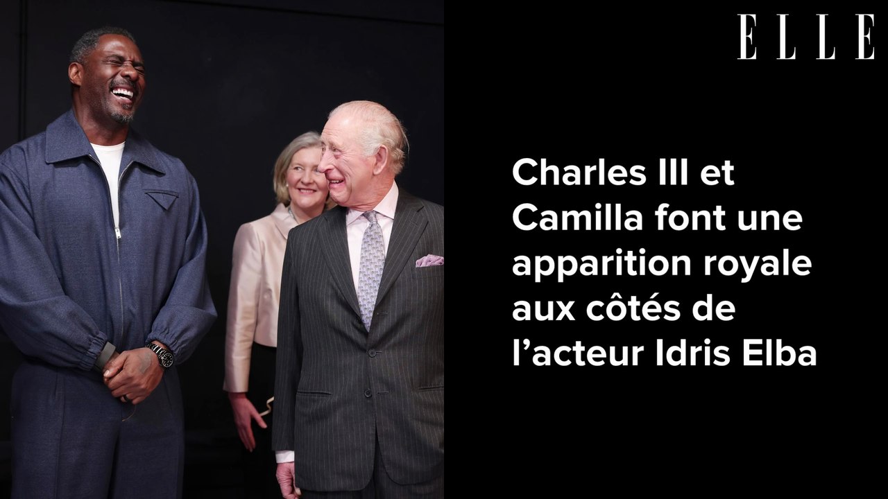 Charles III et Camilla font une apparition royale aux côtés de l’acteur Idris Elba