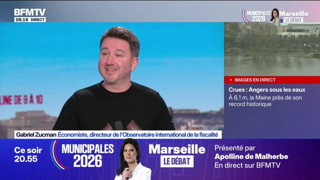 Il y a un problème d'injustice fiscale dans notre pays : l'économiste Gabriel Zucman réagit au chiffre révélé par Bercy de plus de 13.000 foyers fortunés qui ne paient aucun impôt sur le revenu