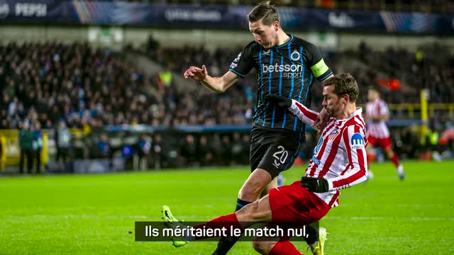 Atlético - Pour Simeone, Bruges méritait ce match nul