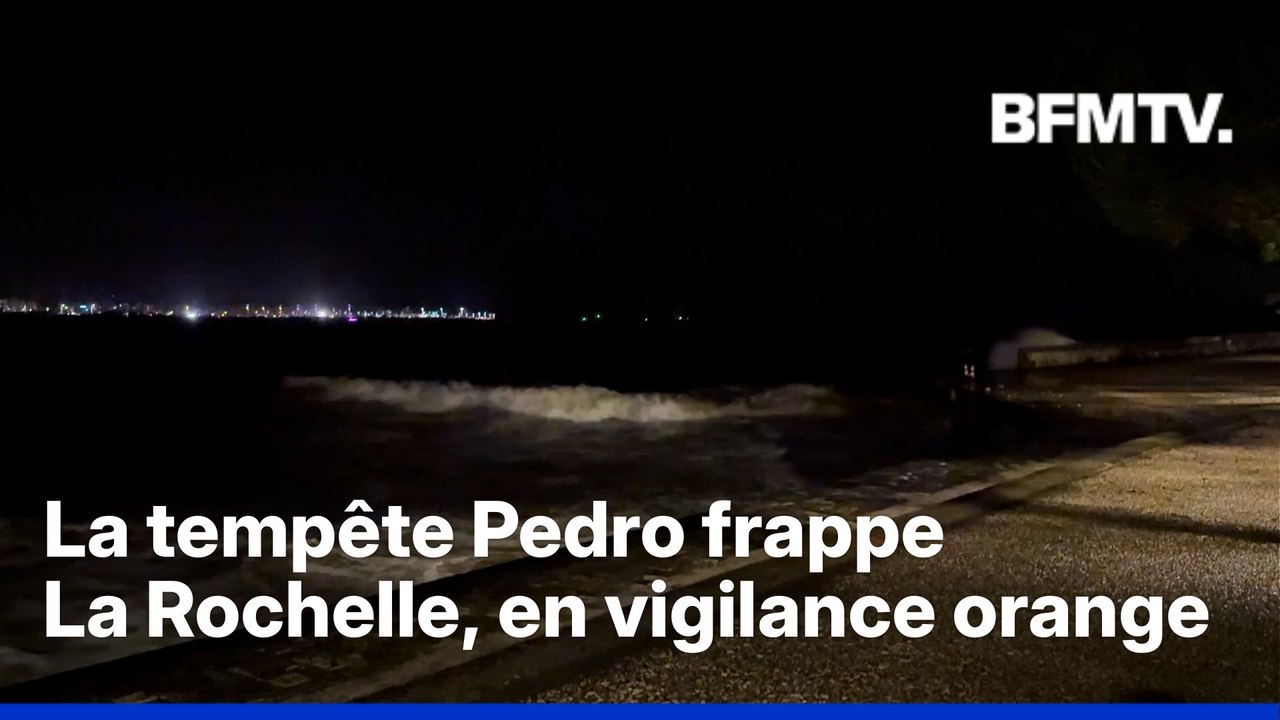 Charente-Maritime: La tempête Pedro frappe La Rochelle, en vigilance orange vague-submersion