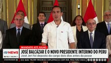 Peru elege José María Balcázar Zelada, oitavo presidente em oito anos