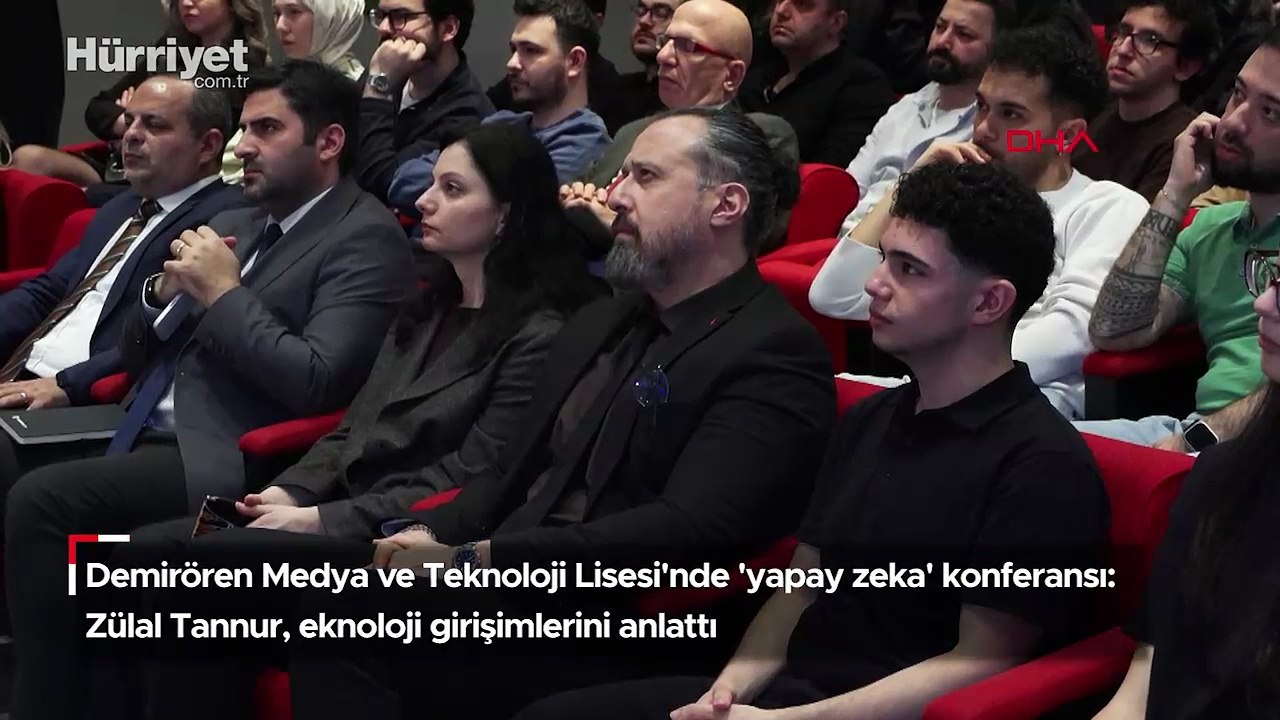 Demirören Medya ve Teknoloji Lisesi'nde 'yapay zeka' konferansı: Zülal Tannur, teknoloji girişimlerini anlattı