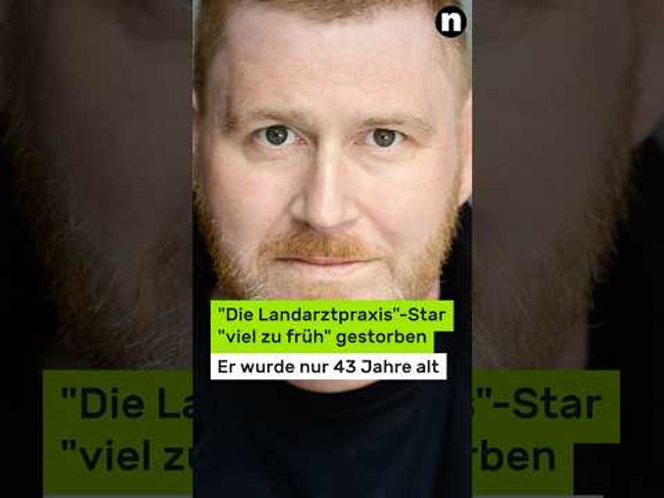 Thorsten Hamer: Er wurde nur 43 Jahre alt - 'Die Landarztpraxis'-Star 'viel zu früh' gestorben