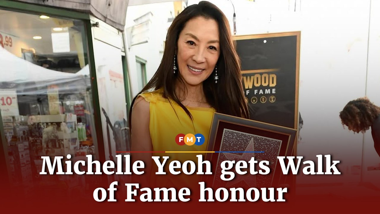 Michelle Yeoh receives Hollywood Walk of Fame recognition