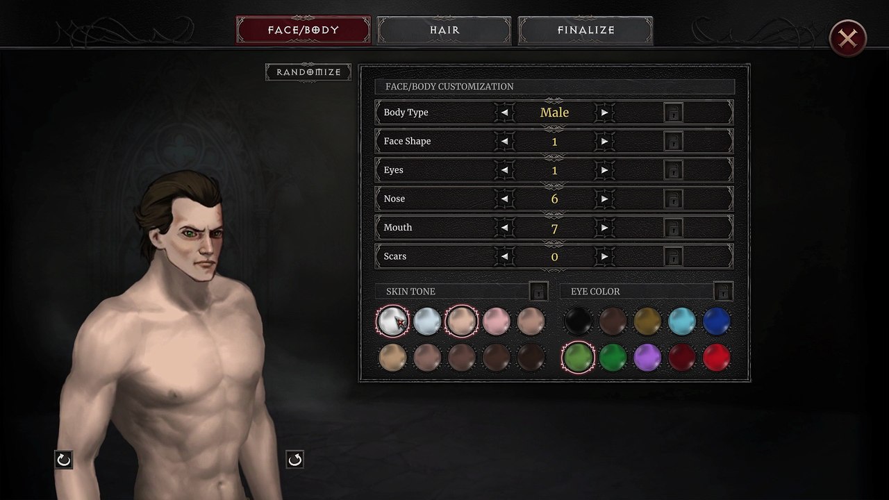 Vampire's Fall 2 - Character Creation