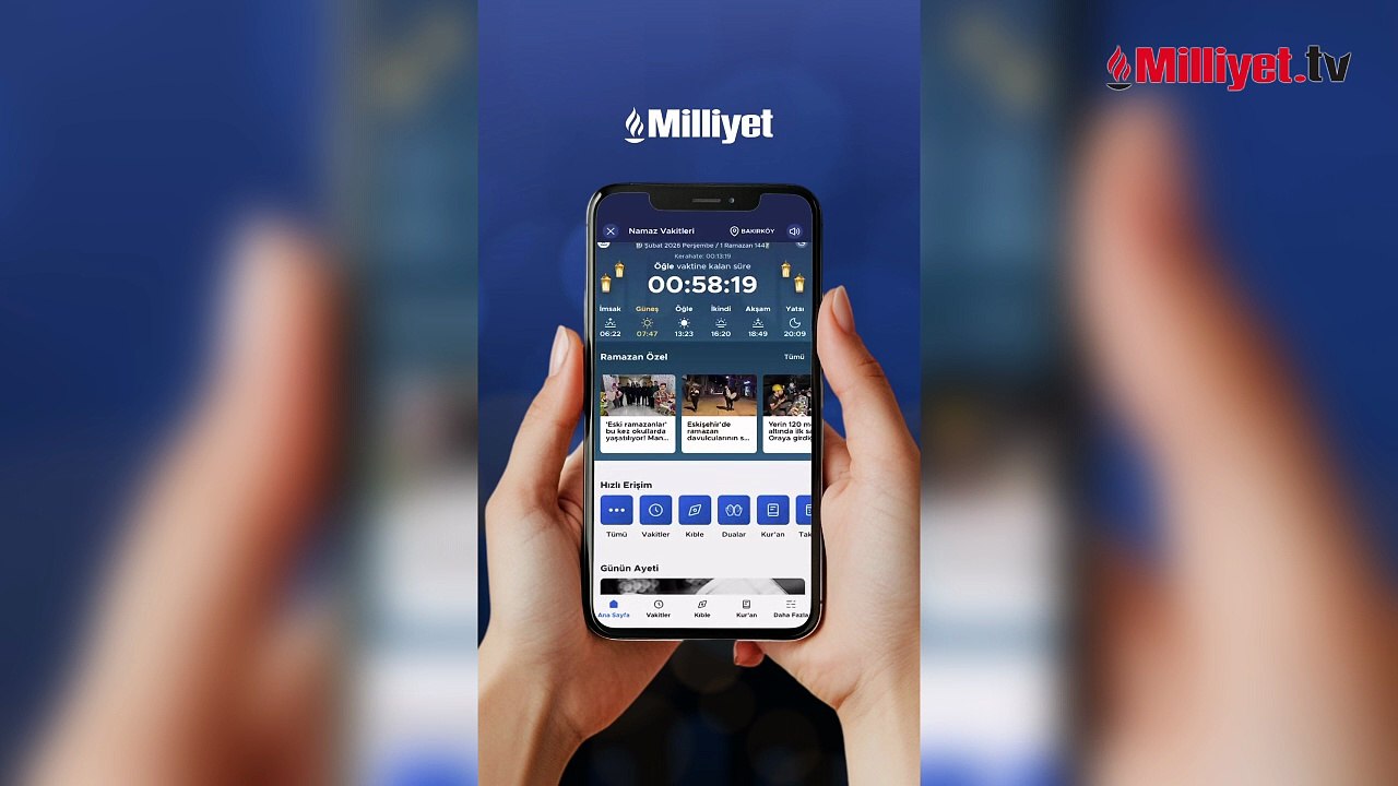 Milliyet Ramazan Özel! İmsakiye, Kur'an-ı Kerim, Kıble pusulası ve Ezan bildirimi...Hepsi tek uygulamada