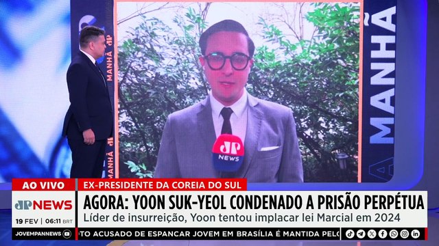 Ex-presidente da Coreia do Sul é condenado à prisão perpétua por liderar insurreição