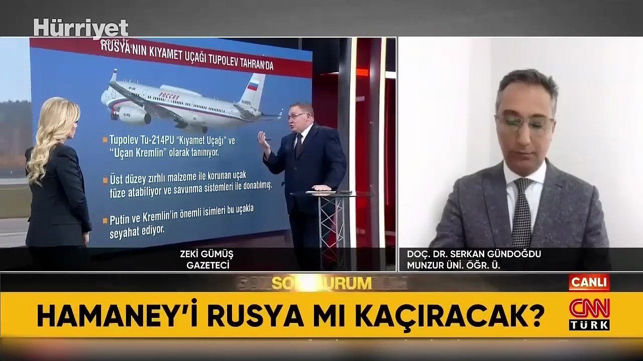 Kıyamet günü uçağı Tahran'da görüldü! Hamaney kaçış hazırlığı mı yapıyor?