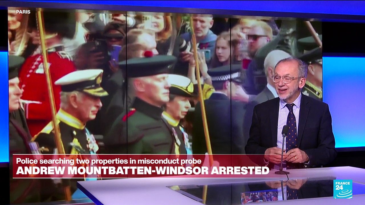 UK police arrest former prince Andrew on suspic...