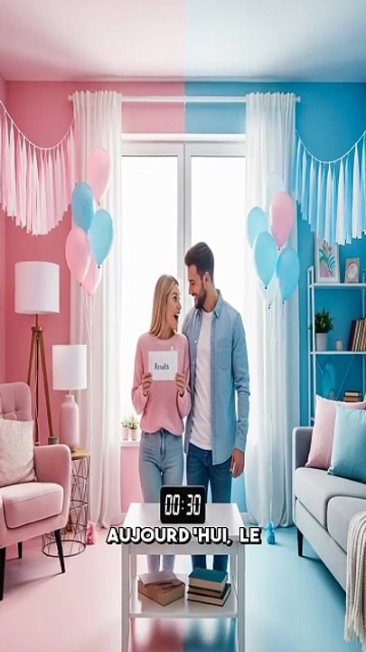 Fille ou Garçon ? Le verdict ! 🎀💙 #FilleOuGarçon