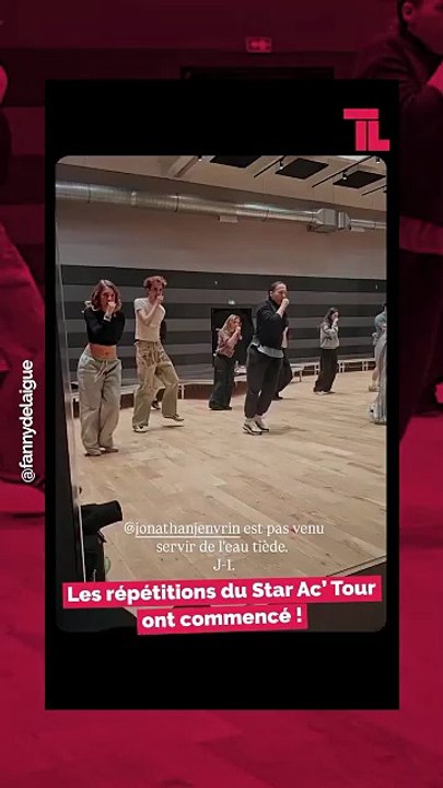 Les répétitions du Star Ac' Tour ont commencé