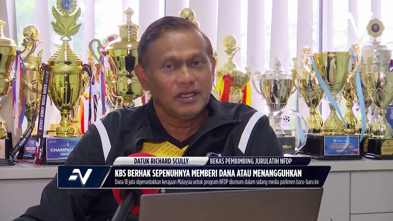 Datuk Richard Scully bimbang perancangan pembangunan bola sepak terganggu kerana bajet RM 18 Juta ditangguh