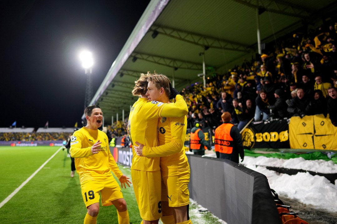 Champions League, il Bodo Glimt batte l'Inter e partono i festeggiamenti