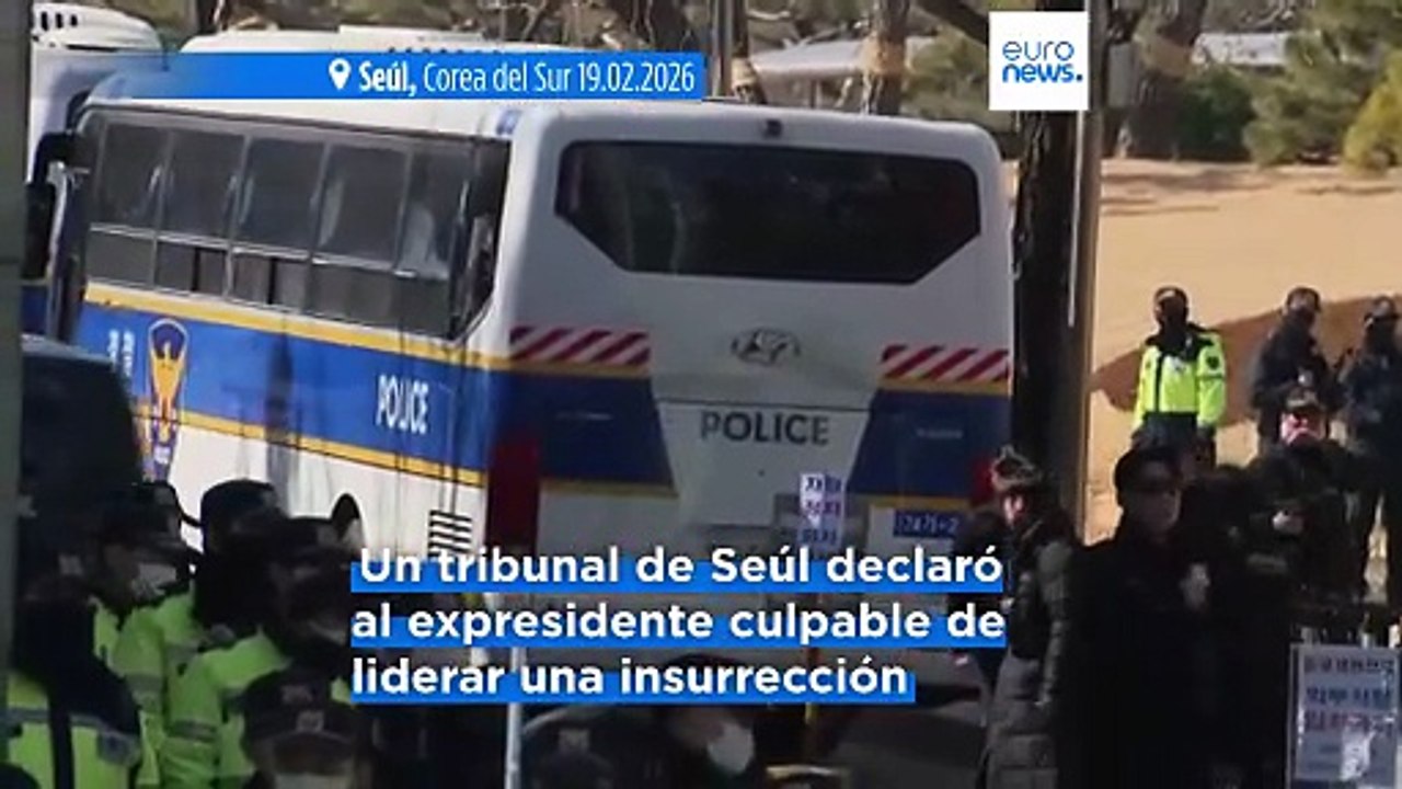 El expresidente surcoreano Yoon Suk-yeol, condenado a cadena perpetua por imponer la ley marcial