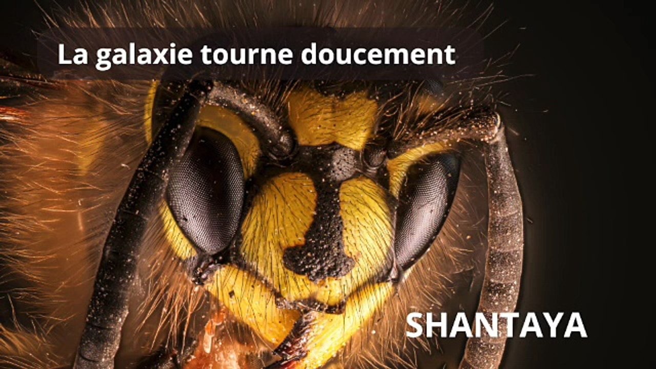 La galaxie tourne doucement