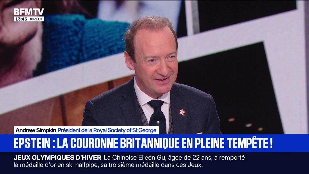 Affaire Epstein: le roi "Charles loge son frère" Andrew, détaille Andrew Simpkin, président de la Royal Society of St George