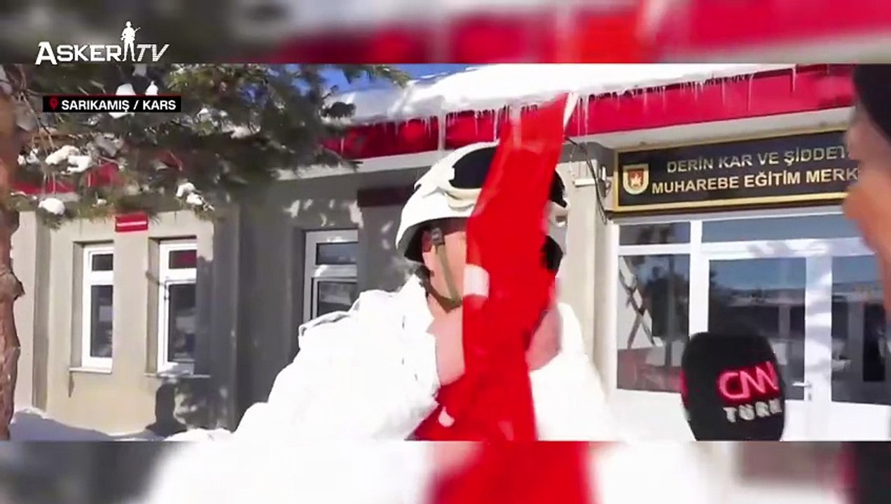 Sarıkamış’ta Zorlu Kış Eğitimi:Türk Askeri Derin Kar ve Şiddetli Soğukta Göreve Hazır