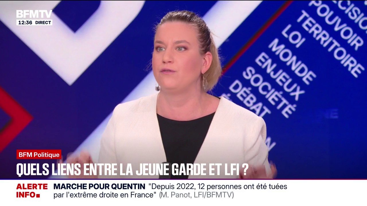 Si le lien entre la mort de Quentin Deranque et la Jeune Garde est avéré par la justice "on ne soutiendra pas que cette organisation continue", déclare Mathilde Panot