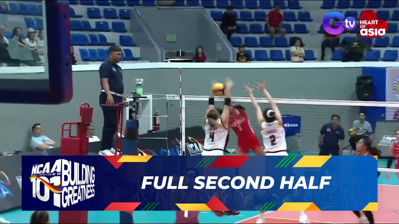 FULL SECOND HALF - Perpetual Lady Altas vs San Beda Lady Red Spikers | NCAA Season 101