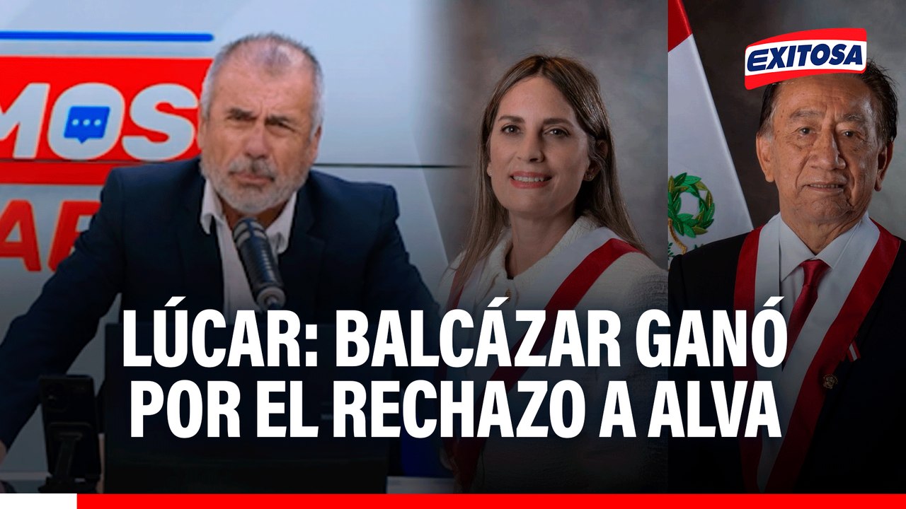Nicolás Lúcar: José María Balcázar ganó por el rechazo a María del Carmen Alva