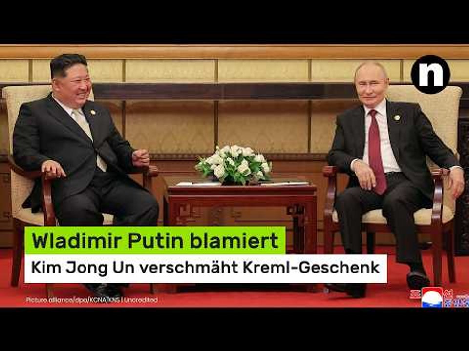 Wladimir Putin blamiert: Kim Jong Un verschmäht Kreml-Geschenk
