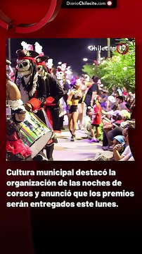 Cultura municipal destacó la organización de las noches de corsos y anunció que los premios serán entregados este lunes.