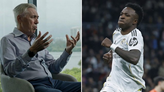 Ancelotti: El Vinicius de Brasil es distinto al Vinicius de Brasil