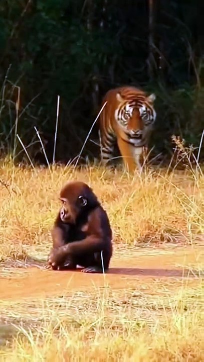 Monkey 🐵.   Animal.  Danger zone