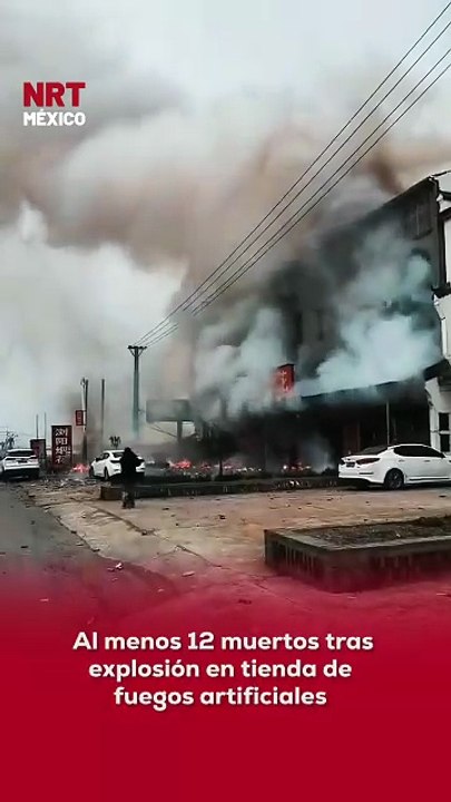 💥🇨🇳 Al menos 12 personas mur1eron tras una expl0sión registrada en una tienda de fueg0s artificiales en China, informaron autoridades locales.