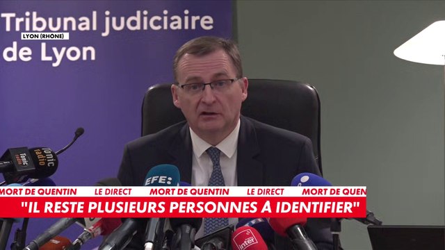 Thierry Dran, procureur de Lyon, fait un point sur l'enquête après la mort de Quentin Deranque