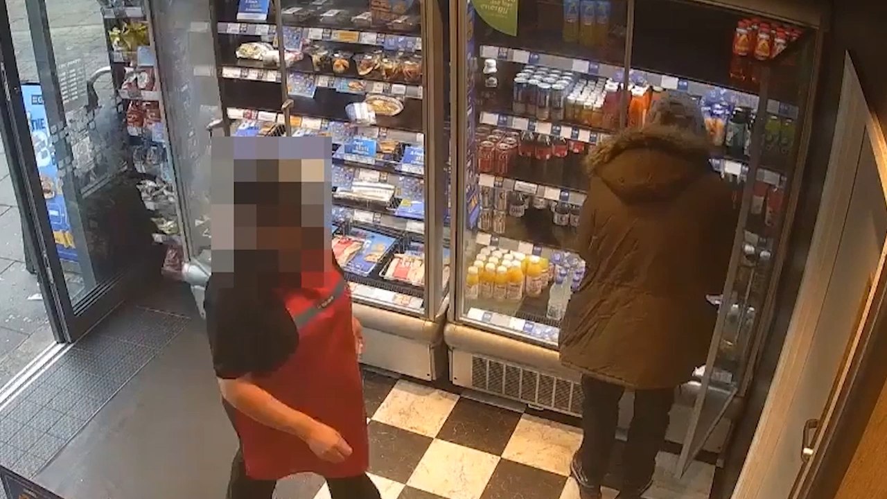 WATCH: Man nicknamed ‘Hamster’ arrested after stealing nearly £2000 worth of Greggs’ items