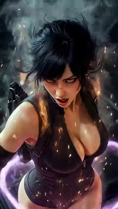 Sara encountered the Alien monster in the space station