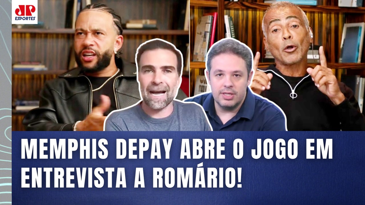 E AGORA? "Gente, ISSO que o MEMPHIS FALOU ao ROMÁRIO..." ENTREVISTA gera DEBATE sobre CORINTHIANS!