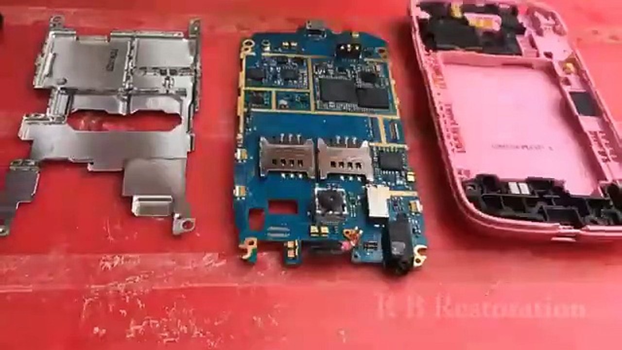 Full restoration - Restoration of a completely crushed Samsung phone Restore broken touch phones(360P)