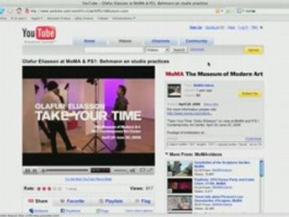 Youtube_Moma Yannick Vernet