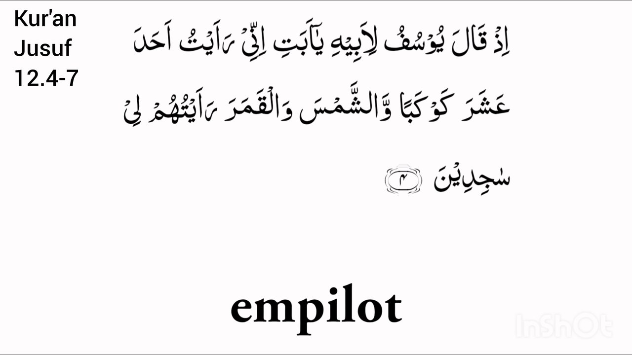 emDIN - Kuran Jusuf 12.4-7