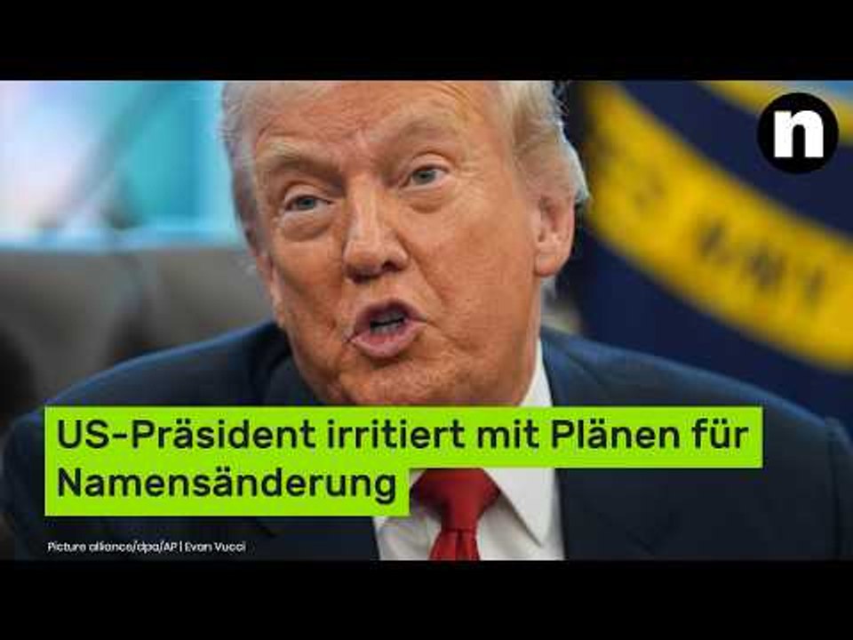 Donald Trump irritiert mit Plänen für Namensänderung