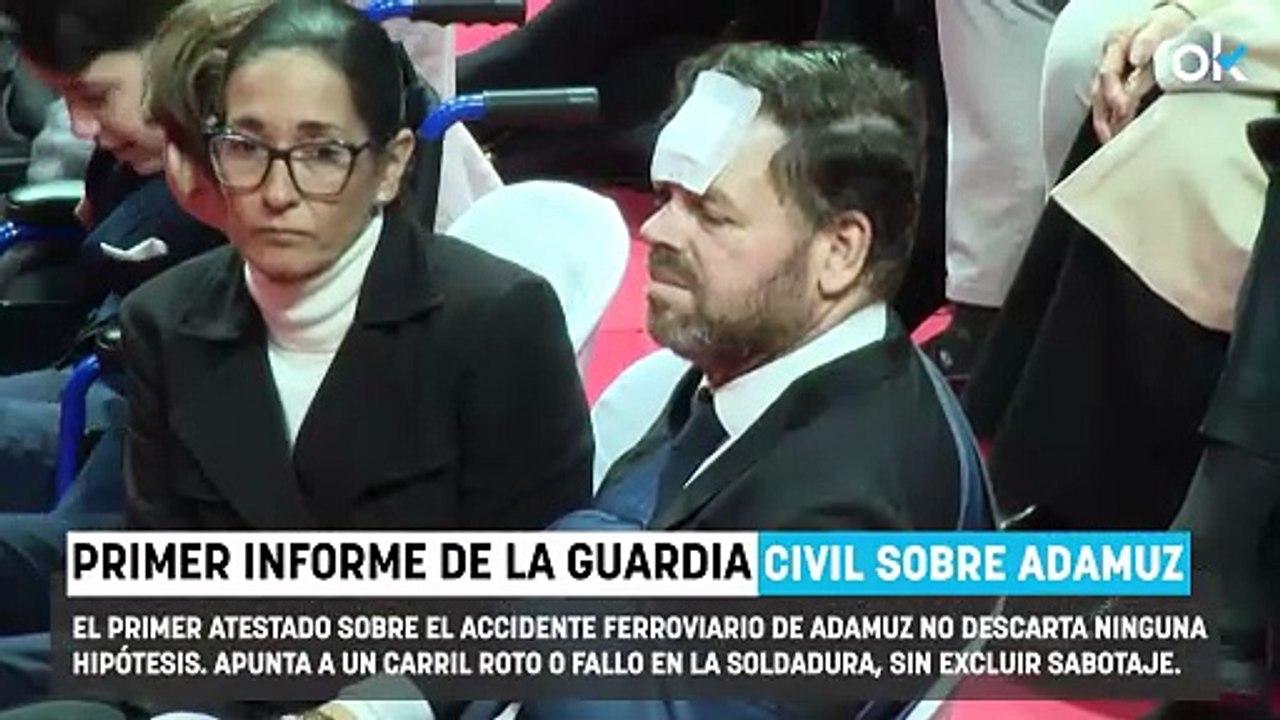 Primer informe de la Guardia Civil sobre Adamuz: un carril roto o un fallo de la soldadura sin descartar el sabotaje
