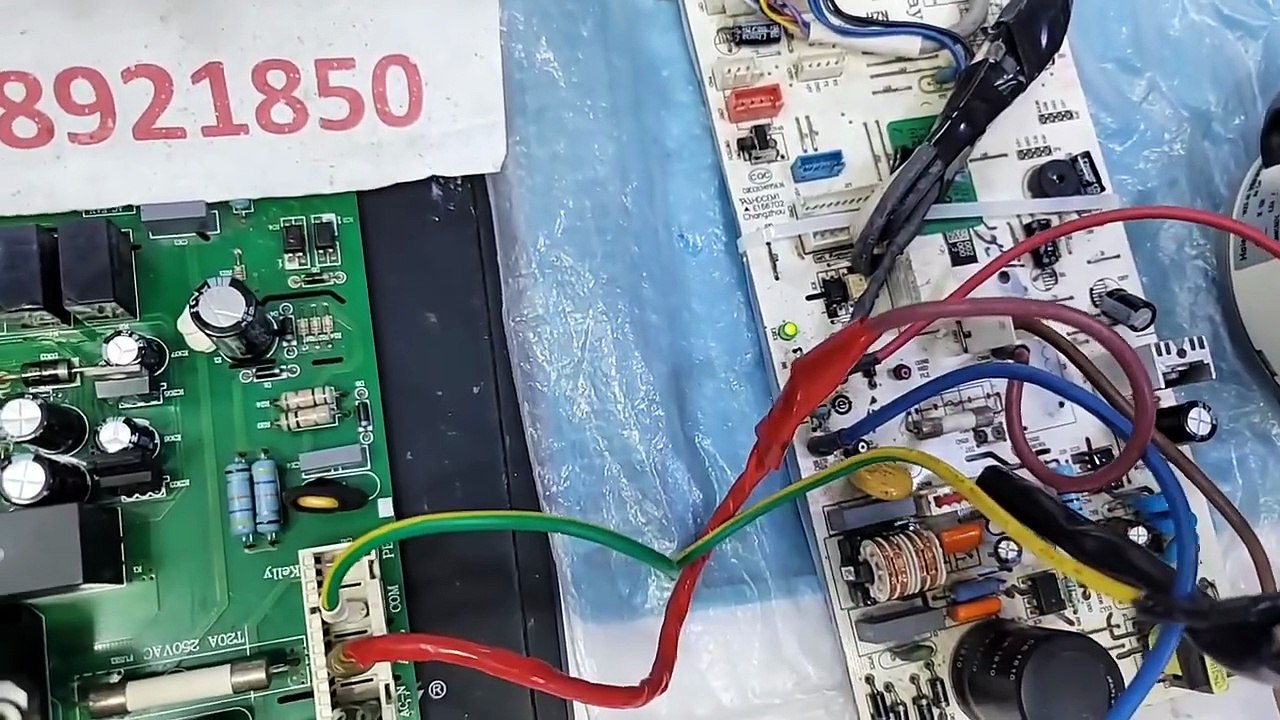 Haier Dc inverter ac E7 error outdoor pcb Dc inverter ac all pcb world's best repairing center Babar Electronics