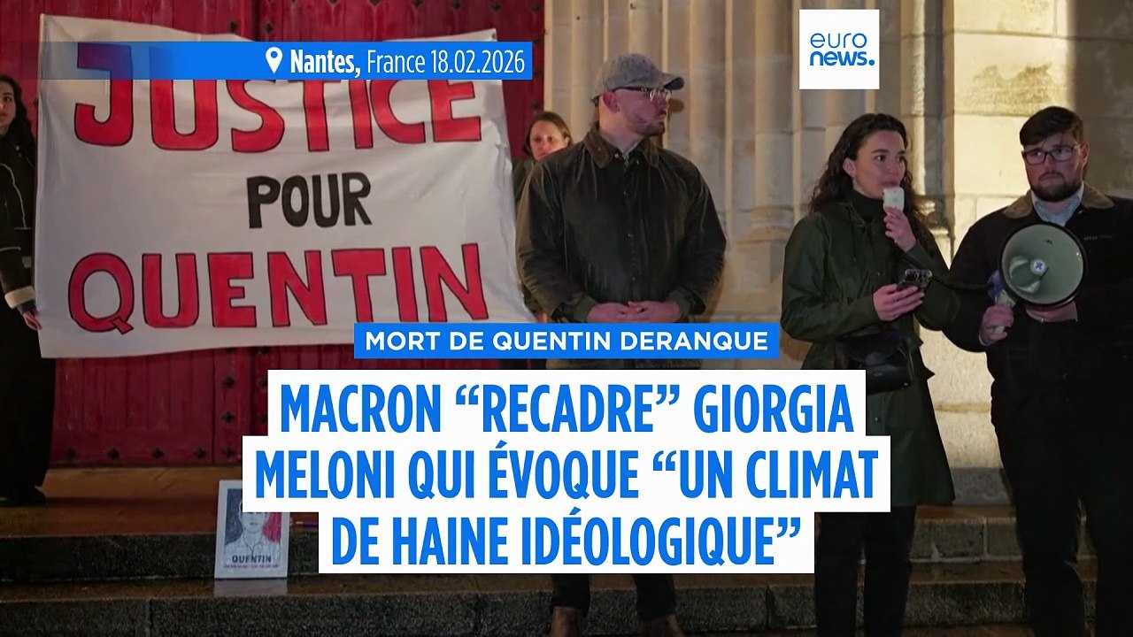 Lynchage de Quentin, Macron tacle Meloni: "Que chacun reste chez soi"